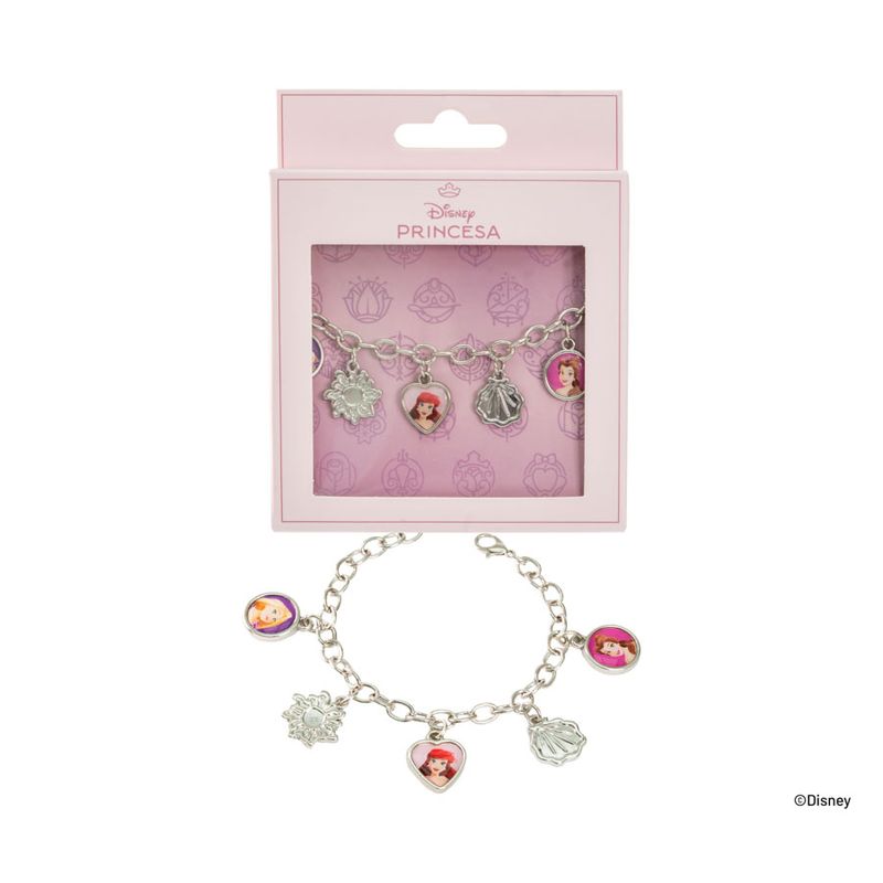 Pulsera Plateada Princesas Ref DY2292
